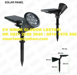 Lampu Sorot Taman Solar Cell
